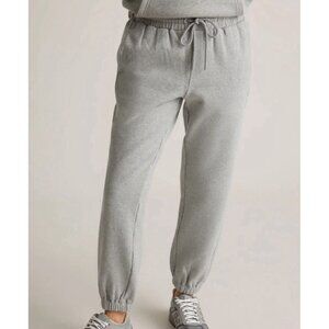 NEW Quince Organic Heavyweight Fleece Boyfriend Sweatpants Gray M Medium NWT